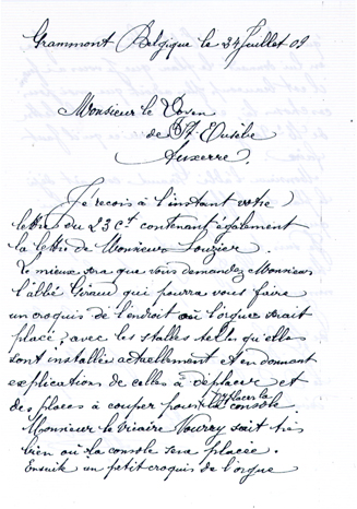 24 juillet 1909 recto